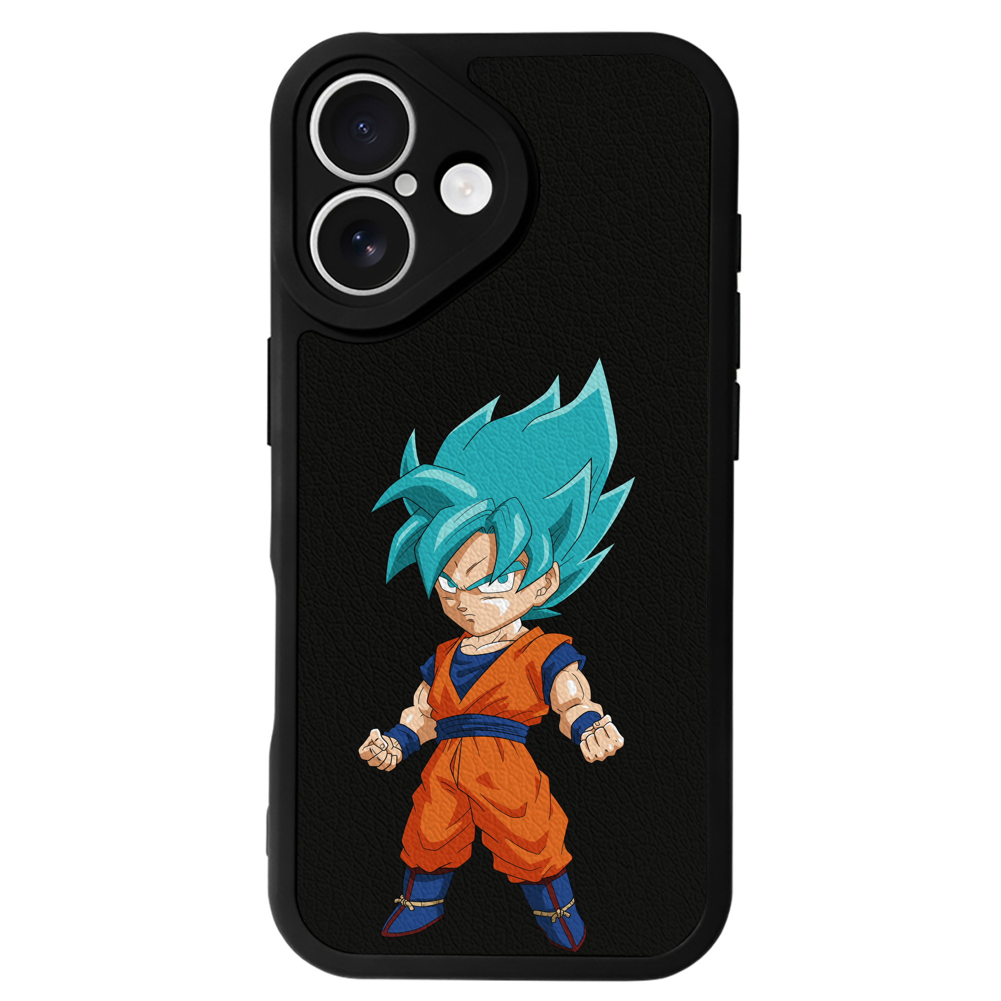 （画像用） ドラゴンボール 孫 悟飯（そんごはん）DRAGON BALL Son Gohan 【iPhone 16シリーズ対応】シリコンスマホケース（レザー調） 材質：シリコン